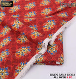 IZNIC Digital Linen 2-Piece Un-Stiched
