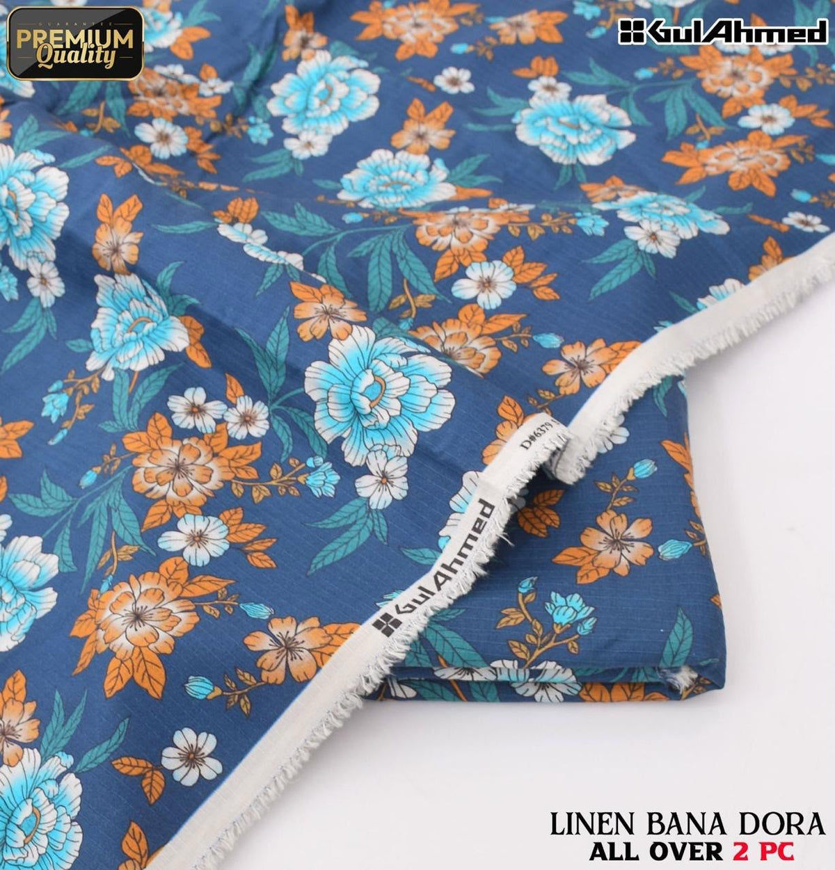 GulAhmed Digital Linen 2-Piece Un-Stiched