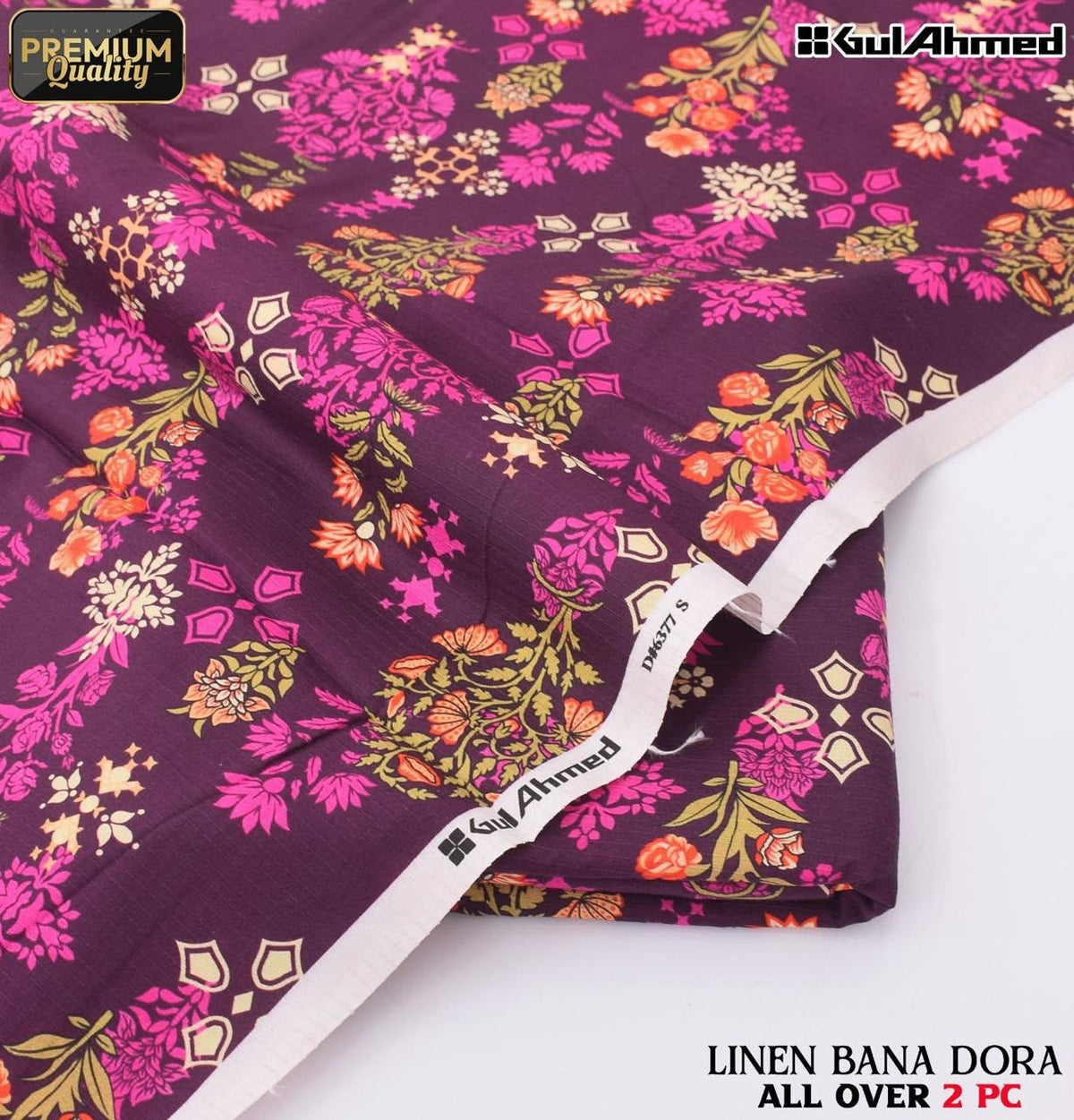 GulAhmed Digital Linen 2-Piece Un-Stiched