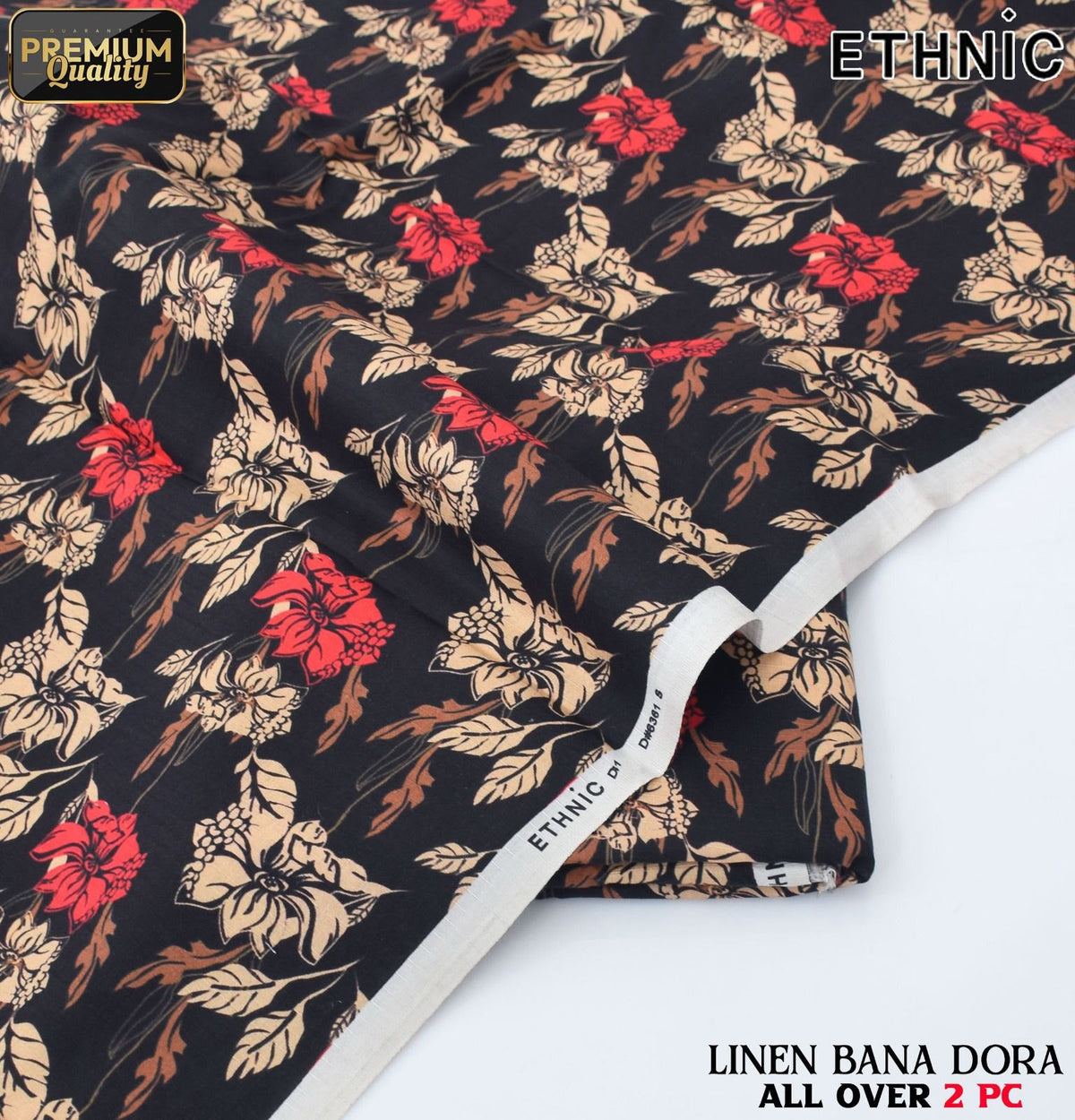Ethnic Digital Linen 2-Piece Un-Stiched