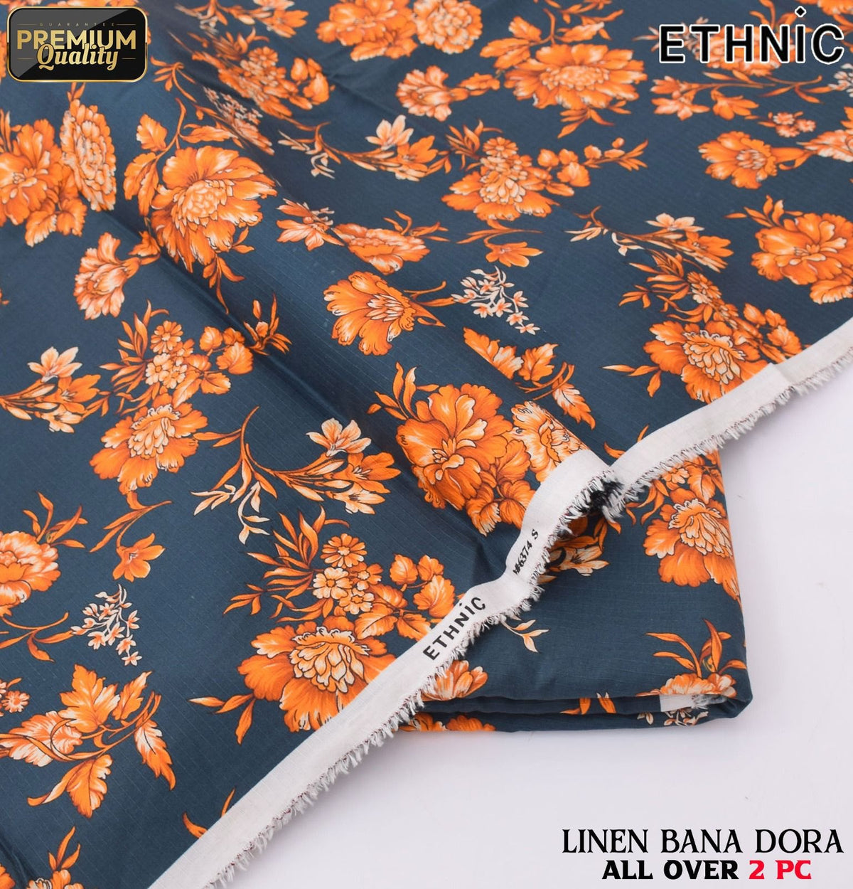 Ethnic Digital Linen 2-Piece Un-Stiched