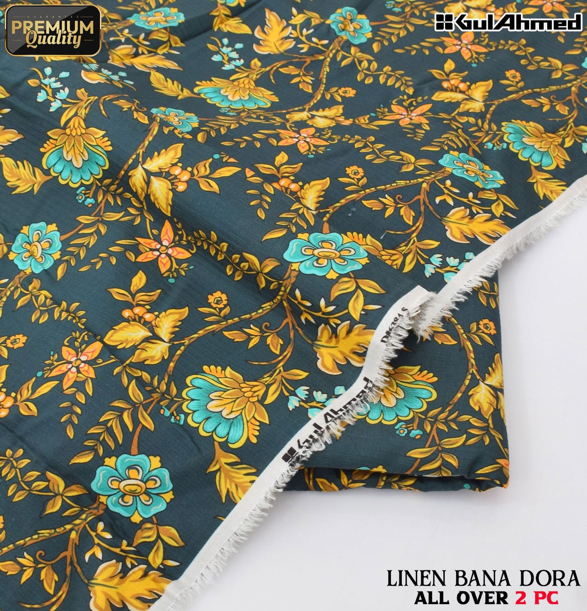 GulAhmed Digital Linen 2-Piece Un-Stiched
