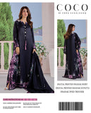 Coco By Zara Shahjahan Digital Printed Dhanak 3-Piece Un-Stiched