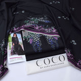 Coco By Zara Shahjahan Digital Printed Dhanak 3-Piece Un-Stiched