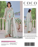 Coco By Zara Shahjahan Digital Printed Dhanak 3-Piece Un-Stiched