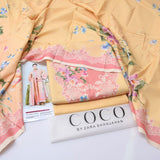 Coco By Zara Shahjahan Digital Printed Dhanak 3-Piece Un-Stiched