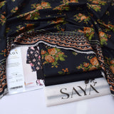 Saya Digital Printed Dhanak 3-Piece Un-Stiched