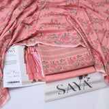 Saya Digital Printed Dhanak 3-Piece Un-Stiched