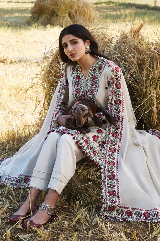 ZAHA Dhanak Premium Embroidered 3-Piece