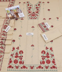 ZAHA Dhanak Premium Embroidered 3-Piece