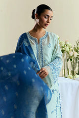 COCO BY ZARA SHAJAHAN Dhanak Premium Embroidered 3-Piece