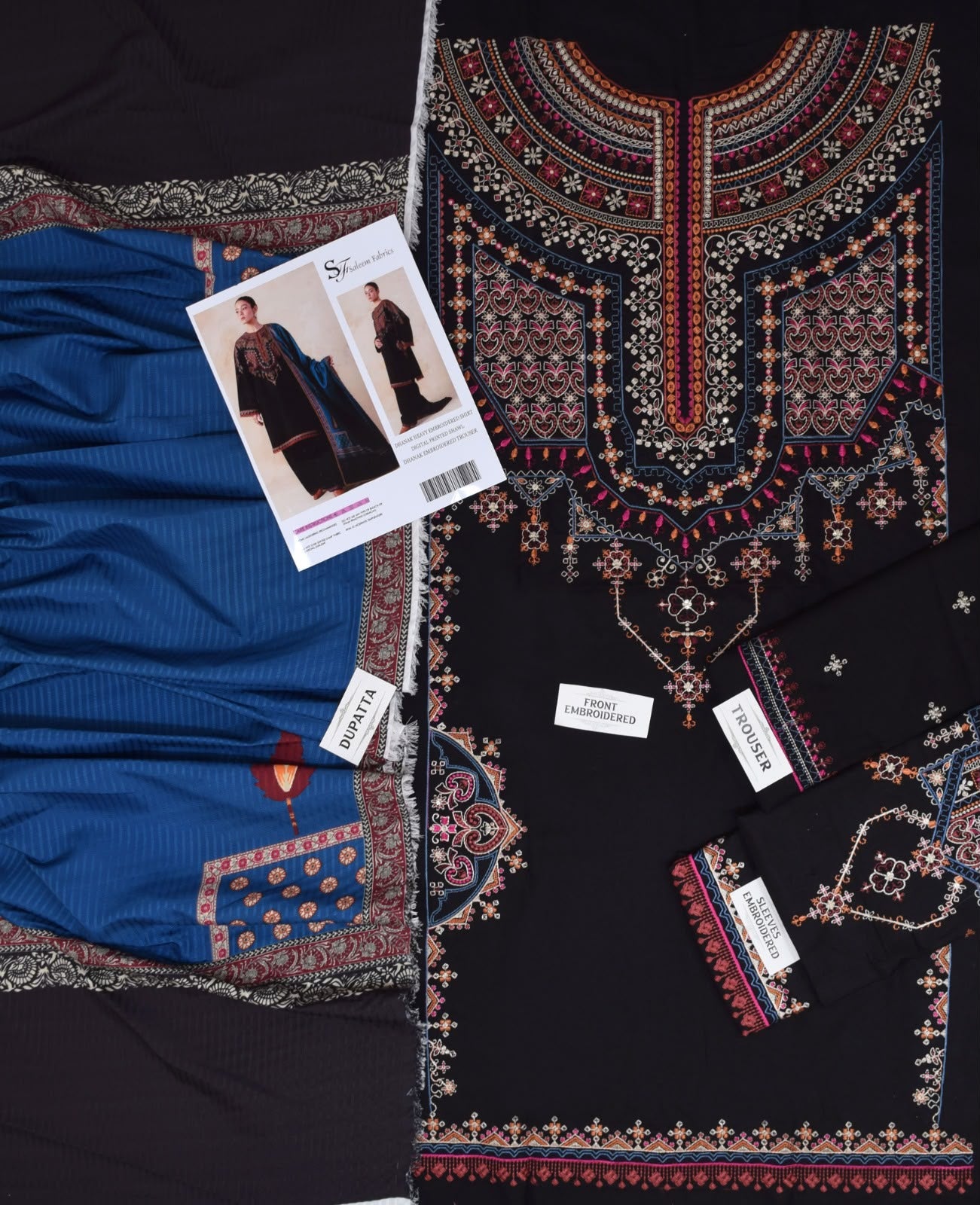 Coco by Zara Shahjahan Dhanak Embroidered 3-Piece