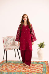 Maria.B Dhanak Premium Embroidered 3-Piece
