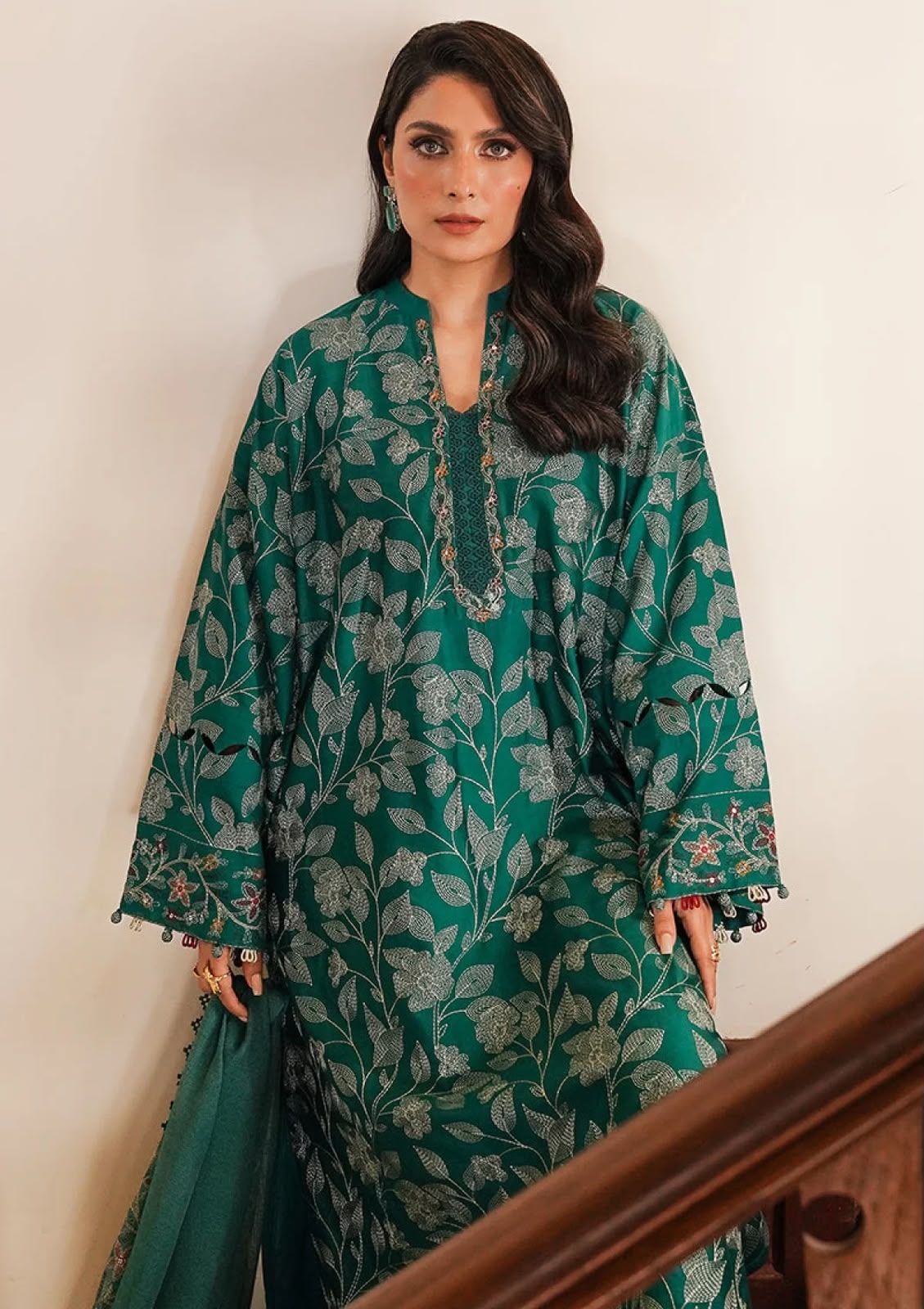 Cross Stitch Dhanak Premium Embroidered 3-Piece