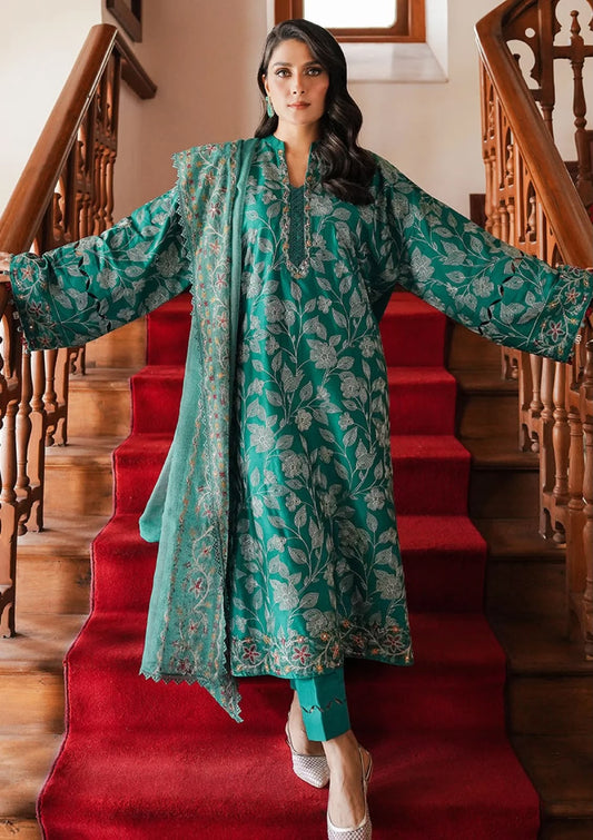 Cross Stitch Dhanak Premium Embroidered 3-Piece