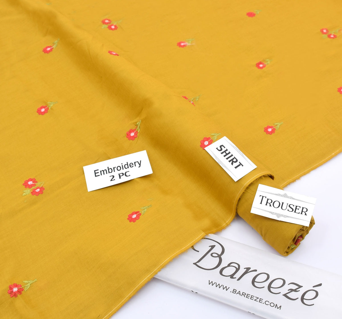 Bareeze Embroidered 2-Piece Lawn Un-stiched
