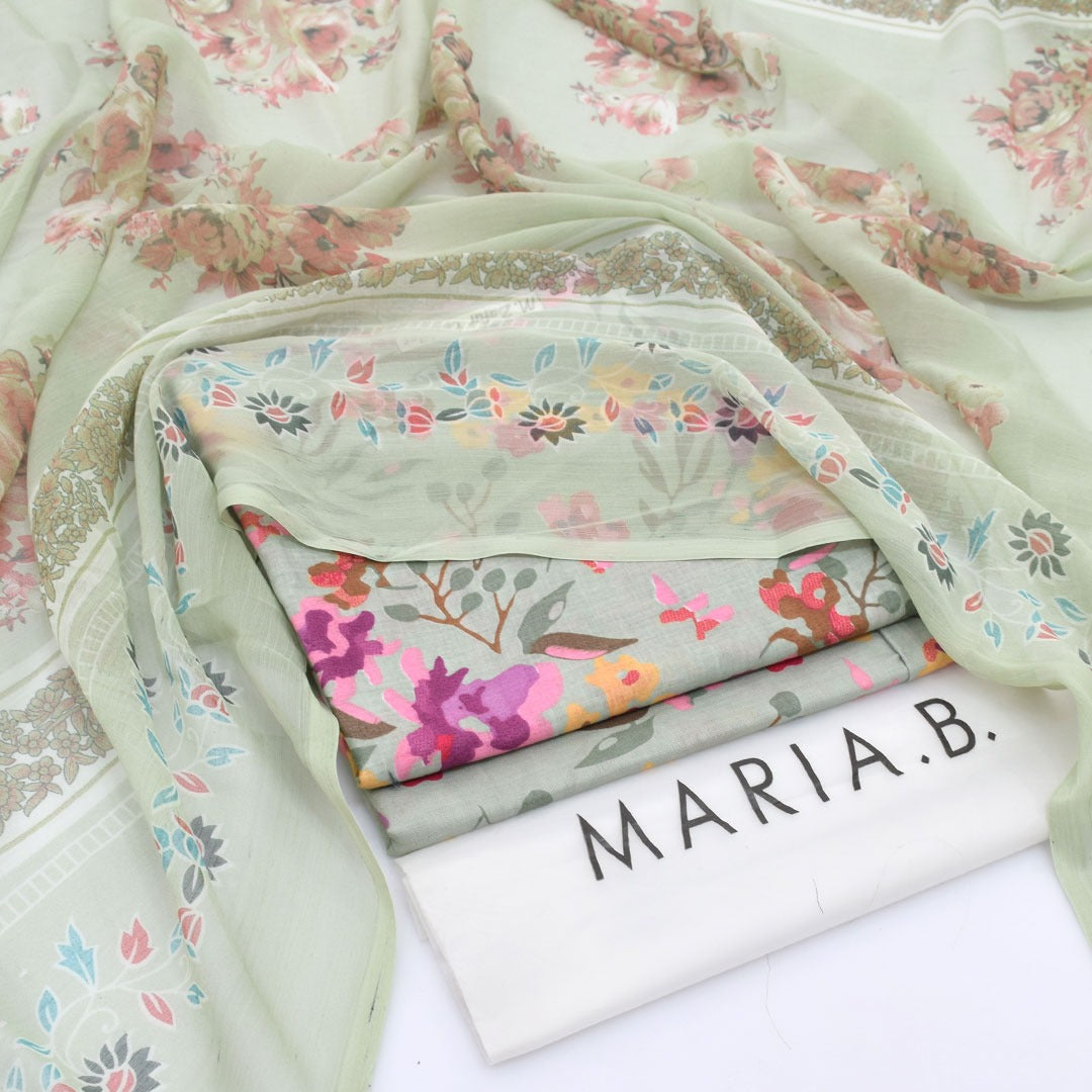 Maria.B lawn 3-Piece Un-stiched
