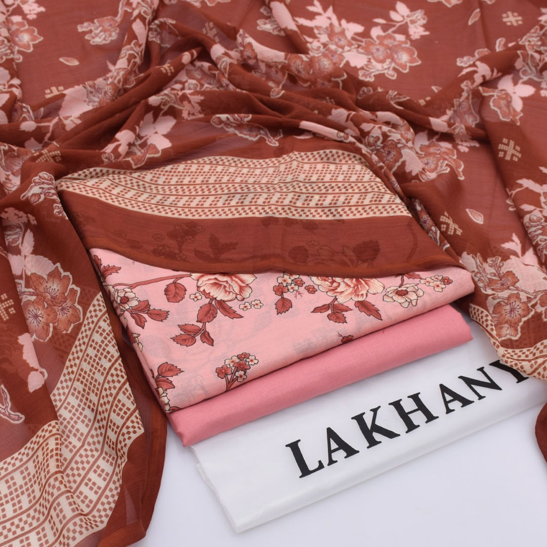 Lakhany lawn 3-Piece Un-stiched