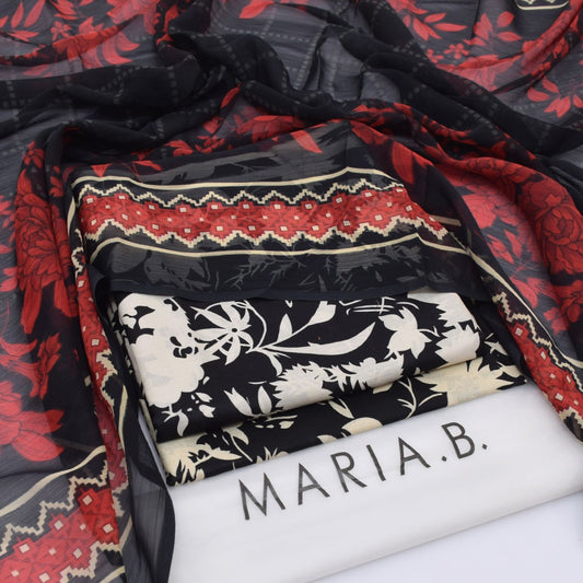 Maria.B lawn 3-Piece Un-stiched