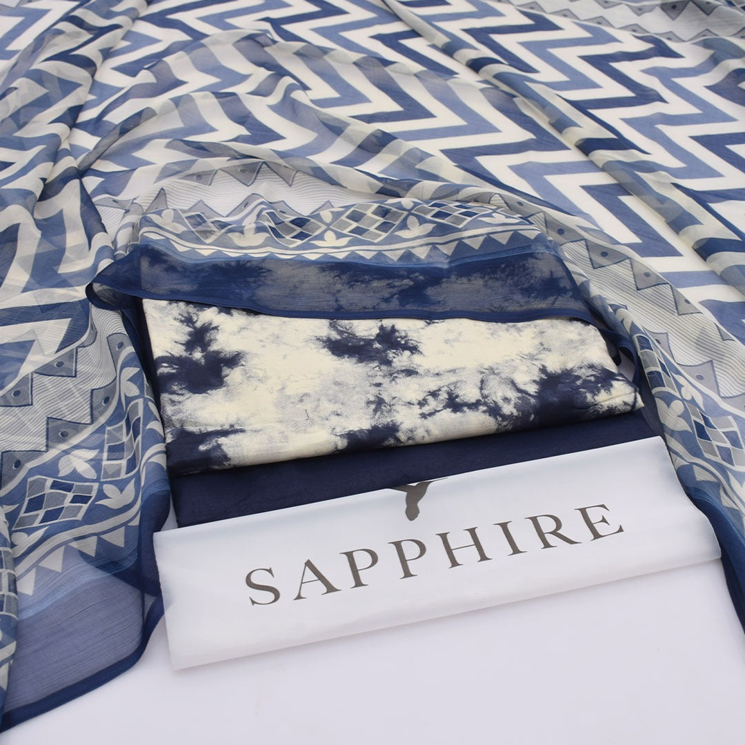 Sapphire Lawn 3-Piece Unstiched