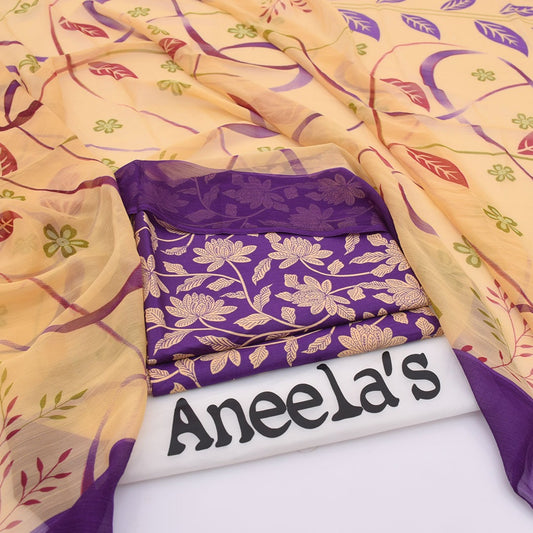 Aneela'S lawn 3-Piece Un-Stiched