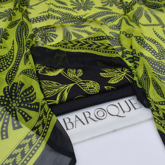 Baroque lawn 3-Piece Un-stiched