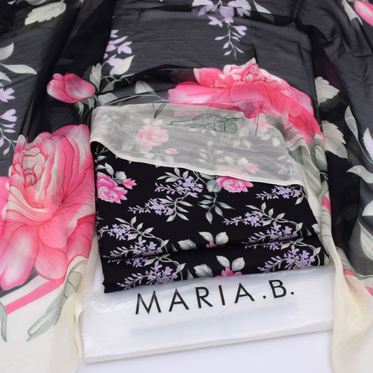 Maria.B lawn 3-Piece Un-stiched