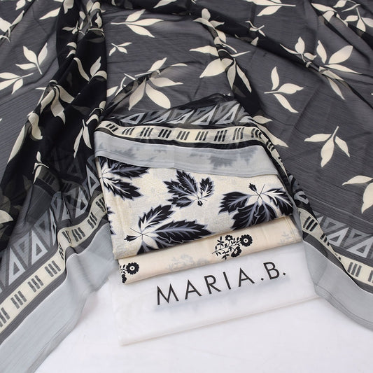 Maria.B lawn 3-Piece Un-stiched