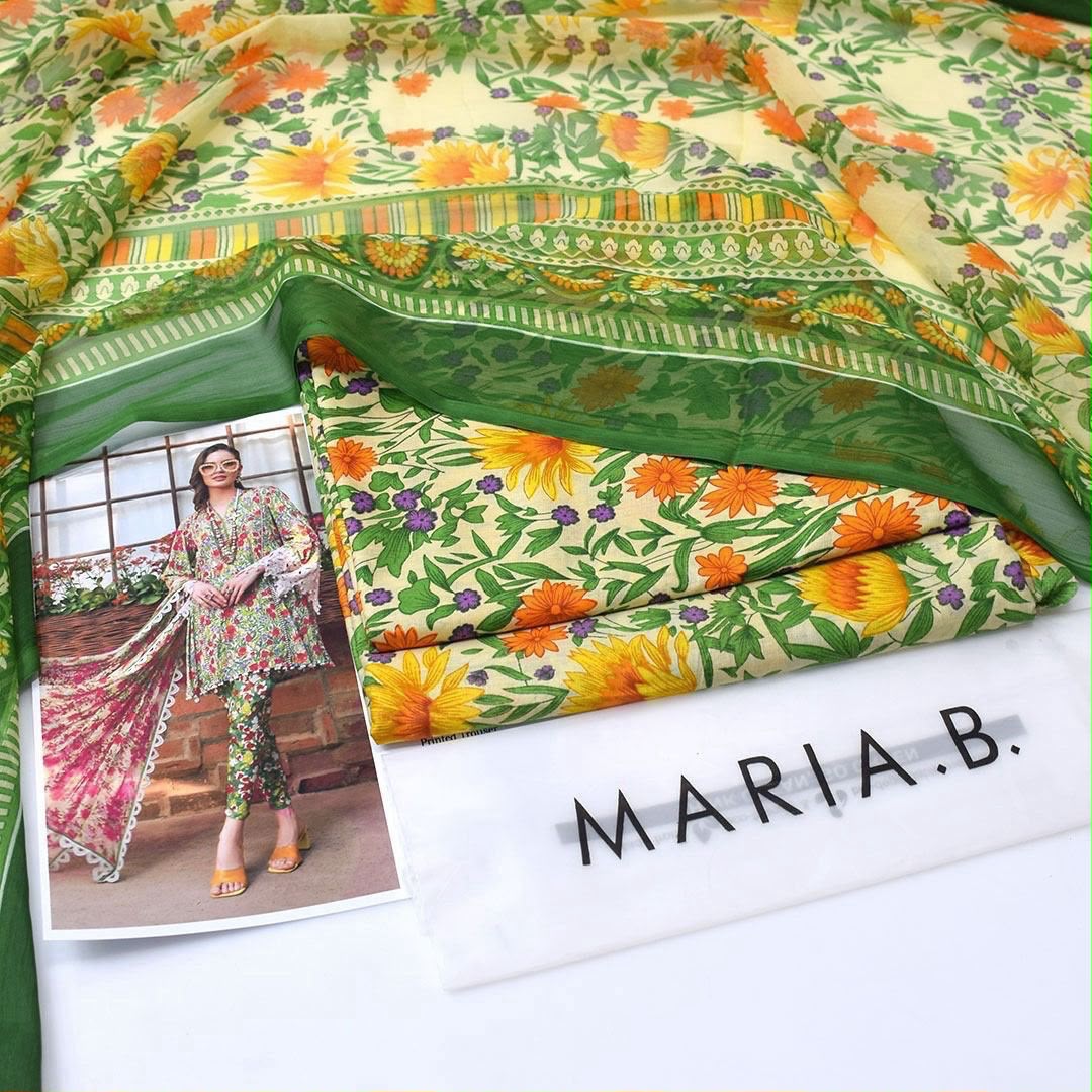 Maria.B lawn 3-Piece Un-stiched