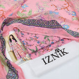 Iznik lawn 3-Piece Un-stiched
