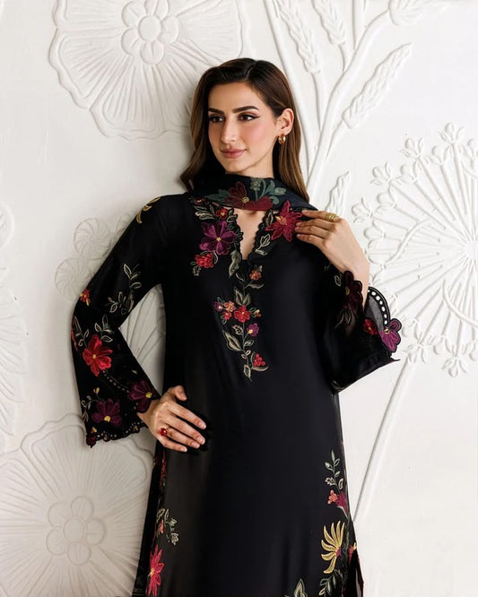 Iznik Dhanak Premium Embroidered 3-Piece