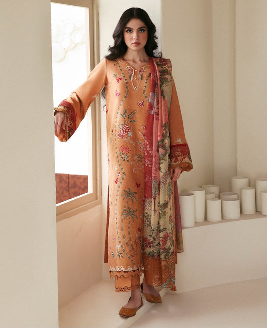 Republic Women’s Wear Dhanak Premium Embroidered 3-Piece