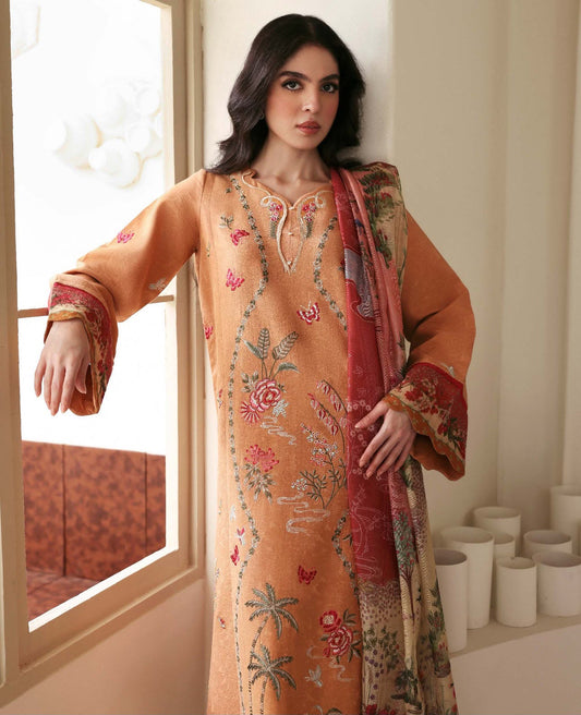 Republic Women’s Wear Dhanak Premium Embroidered 3-Piece