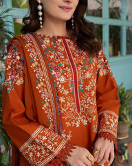 Junelle Dhanak Premium Embroidered 3-Piece
