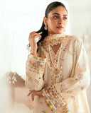 Coco by Zara Shahjahan Premium Embroidered Dhanak 3-Piece Suit