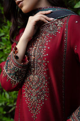 Jazmin Dhanak Premium Embroidered 3-Piece Unstitched Suit
