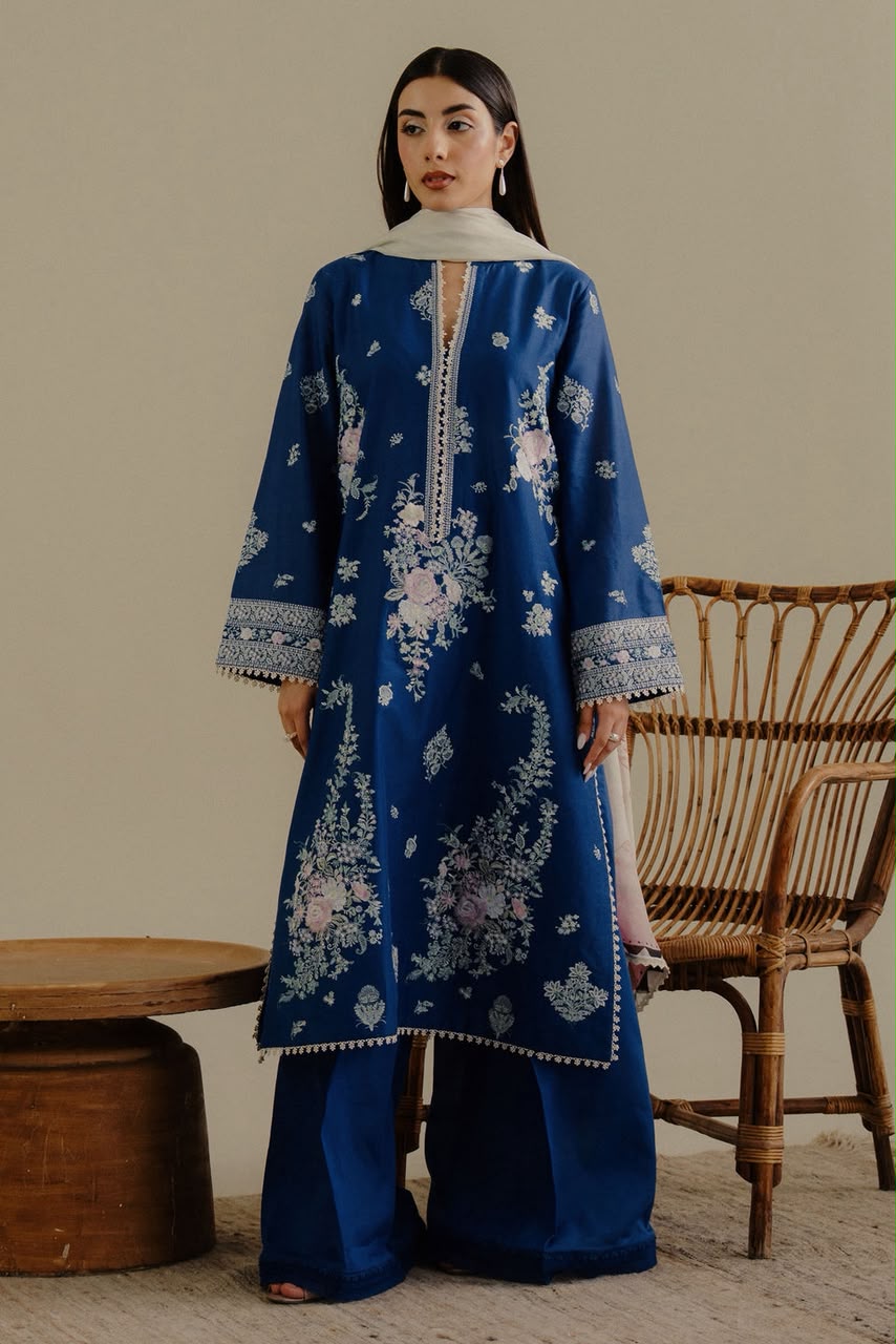 Coco by Zara Shahjahan – Premium 3-Piece Unstitched Suit