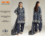 Khaadi — Dhanak 3-Piece Unstitched Suit