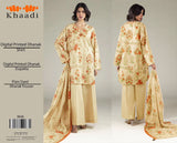 Khaadi — Dhanak 3-Piece Unstitched Suit