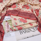 Baroque Dhanak 3-Piece Un-stiched
