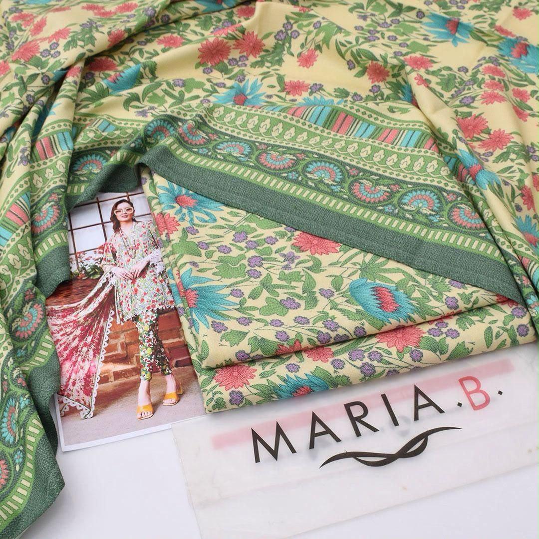 Maria.B Dhanak 3-Piece Un-stiched