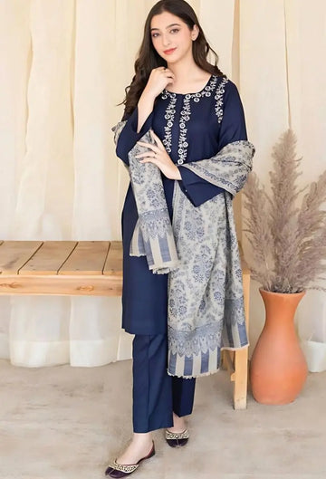 Digital Printed Dhanak 3 PC