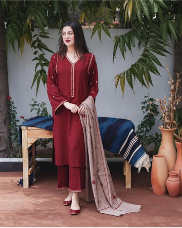 Digital Printed Dhanak 3 PC